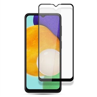 MOCOLO Silk Print Full Glue Arc Design Vedenpitävä Ultra Kirkas Karkaistu Lasi Koko Peittävä Näytönsuoja Samsung Galaxy A13 5G - Musta