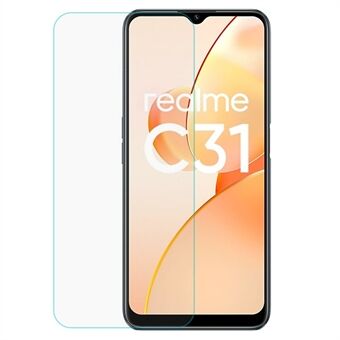 Realme C31 Touch Accurate -näytönsuojalle HD Clarity, 0,3 mm paksu karkaistu lasi Scratch kalvo