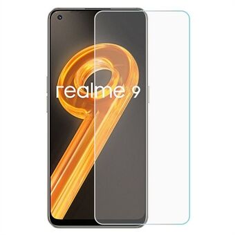 Ultrakirkas näytönsuoja Realme 9:lle Scratch 0,3 mm:n kaarireunat karkaistu lasikalvo, näytönsuoja