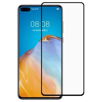 RURIHAI - Huawei P40 HD 0,18 mm koko näytön AGC karkaistu lasikalvo Täysliima silkkipainatus Särmäyssuoja Sormenjälkiä estävä näytönsuoja