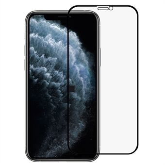 RURIHAI iPhone 11:lle 6,1 tuuman 0,18 mm 2,5D Arc Edge AGC Tempered Glass Film Full Liima Silkkitulostus Räjähdyssuojattu koko näytön suojakalvo