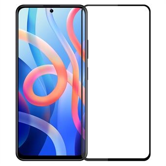 PINWUYO JK Tempered Glass Film Series-2 Xiaomi Redmi Note 12 5G Täyspeittävä korkean alumiinipiilasi täysliimainen näytönsuoja