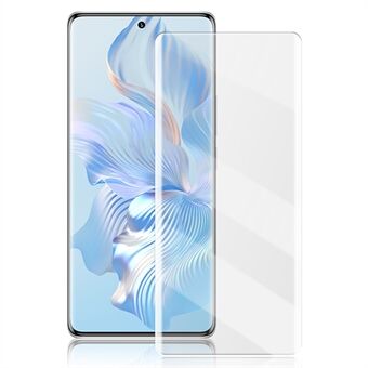 MOCOLO Tempered Glass Film for Honor 80 5G, UV Liquid 3D Kaareva Scratch koko näytön suojakalvo