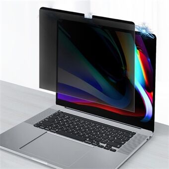 MacBook Pro 16 tuuman (2021) A2485 Magneettikiinnitys Antispy-ilmakerros Lasista valmistettu kannettavan tietokoneen näytön suojakalvo