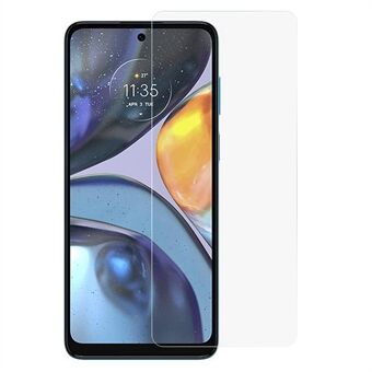 Motorola Moto G22:lle 0,25 mm:n Edge Kulutusta kestävä räjähdyssuoja, läpinäkyvä karkaistu lasi näytönsuojakalvo