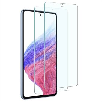 NORTHJO 2kpl/setti Samsung Galaxy A53 5G karkaistu lasikalvo 0,3mm 2,5D Scratch Ultra kirkas näytönsuoja