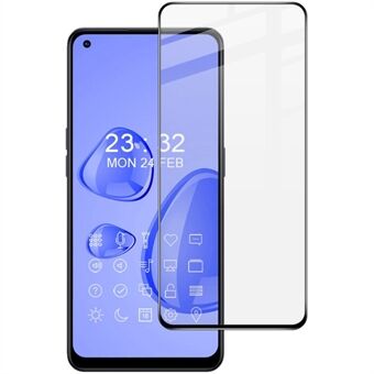 IMAK Pro+ -sarja Oppo Reno8 Lite 5G:lle Täyspeitto Bubble Clear Pölytiivis Full Glue Karkaistu lasi puhelimen näytönsuoja