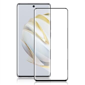 AMORUS Huawei nova 10 4G karkaistu lasikalvo 3D kaarevat reunat Räjähdyssuojattu kokoliima koko näytönsuoja Silkkipainoinen Edge - musta