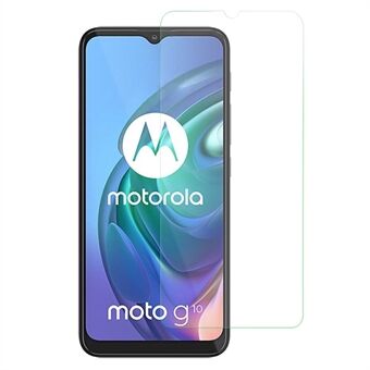 Matkapuhelimen näytönsuoja Motorola Moto G10:lle, Smooth 2.5D Arc Edge Räjähdyssuojattu HD kirkas karkaistu lasikalvo