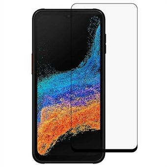 Kulumista estävä näytönsuoja Samsung Galaxy Xcover6 Pro 5G:lle, HD Full Cover Sormenjälkiä estävä Full Glue Silk Printing Karkaistu lasikalvo