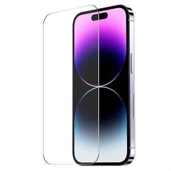 ENKAY HAT PRINCE iPhone 16:lle, naarmuuntumaton korkealuokkaisesta alumiini-piilasilikonilasista valmistettu kalvo, paksuus 0.26mm, 2.5D