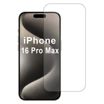 iPhone 16 Pro Maxin näytönsuoja korkea alumiinisilikaattilasi 2.5D kirkas kalvo