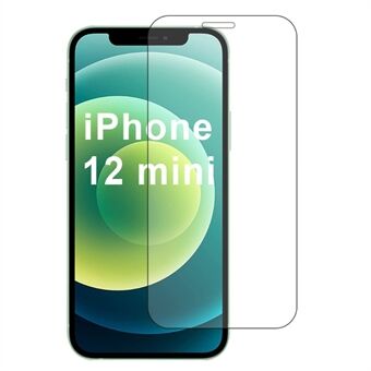 iPhone 12 mini -näytönsuoja Korkealaatuinen alumiini-pii-lasi Kuplaton kirkas kalvo