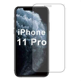 iPhone 11 Pro -läpikuultava näytönsuoja, korkealaatuinen alumiini-piilasi 2.5D kalvo