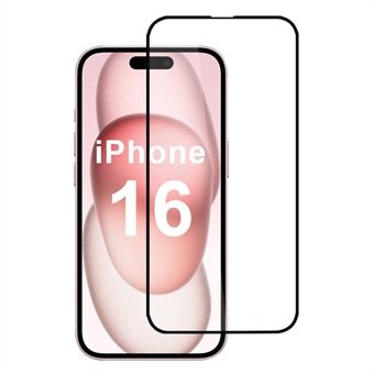 iPhone 16:n täysnäytön suoja, 2.5D täysliima silkkipainatuskalvo