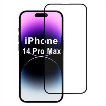 IPhone 14 Pro Max -näytönsuoja, 2.5D korkealaatuinen alumiini-piidioksidilasi