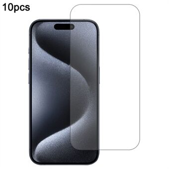 10 kpl / pakkaus iPhone 16 Pro -näytönsuoja, korkealaatuinen alumiini-piilasilikaattilasikalvo, 0,33 mm 2.5D