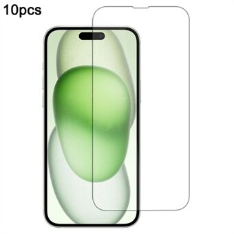 10 kpl / pakkaus iPhone 16 Plus kirkas näytönsuoja korkealaatuinen alumiinisilikaattilasikalvo 0,33 mm 2.5D