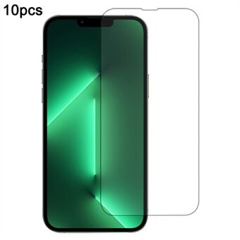 10 kpl / pakkaus iPhone 13 Pro Max 6.7 tuuman näytönsuojakalvoja, korkealuokkaista alumiini-piilasikalvoa, 0,33 mm 2,5D