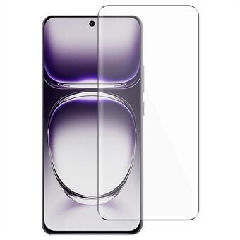 Oppo Reno12 Pro 5G (Global) -näytönsuoja 3D korkea alumiini-piilasi, silkkipainettu musta reuna