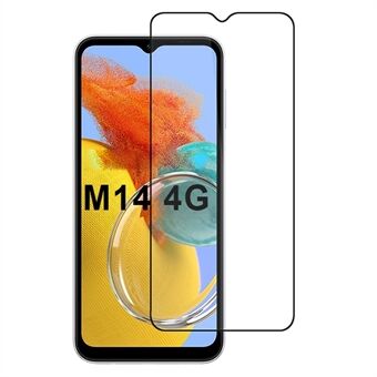 Samsung Galaxy M14 5G:lle Korkea Alumiini-Piilasinen Näytönsuoja 2.5D Silkkipainatus