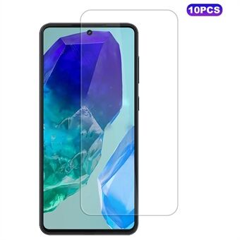 10 kpl / pakkaus Samsung Galaxy F55 5G / C55 5G / M55 5G näytönsuoja HD Clear 2.5D kaareva reuna