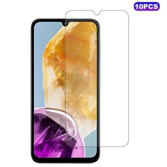 10 kpl / paketti Samsung Galaxy M15 5G -näytönsuoja 9H kovuus 0,33mm 2,5D