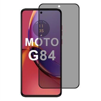 Motorola Moto G84 5G Anti-Spy näytönsuoja 2.5D kaarevalla reunalla yksityisyyden suojaamiseen