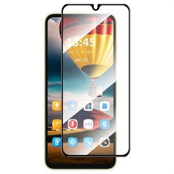 ENKAY HAT PRINCE Samsung Galaxy A06 näytönsuoja 9H silkkiprintti 0.26mm korkealaatuinen alumiini-piilasi kalvo