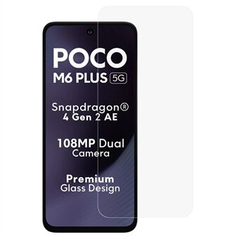 Xiaomi Poco M6 Plus 5G Karkaistu Lasi Näytönsuoja 0,25 Arc Edge Ultra Clear Näytönkalvo