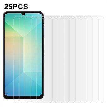 25 KPL Samsung Galaxy A06 Tempered Glass -näytönsuoja, korkea tarkkuus