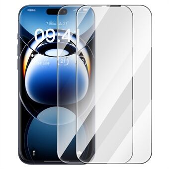 BASEUS Corning Series 2 kpl iPhone 16 Pro Max HD -näytönsuoja Corning Gorilla Glass -kalvo (pölysuodattimella)