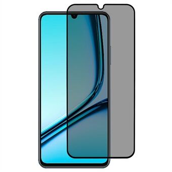 Realme Note 50 4G Anti-Peep täysi peittävä näytönsuoja silkkipainettu karkaistu lasikalvo