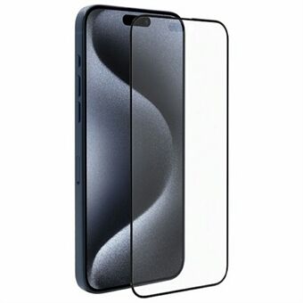 KZDOO iPhone 16 Pro Maxille AG Matta Näytönsuojakalvo Sormenjälkiä Hylkivä Karkaistu Lasi Kalvo Heijastamaton Täysliimainen Silkkipainatus