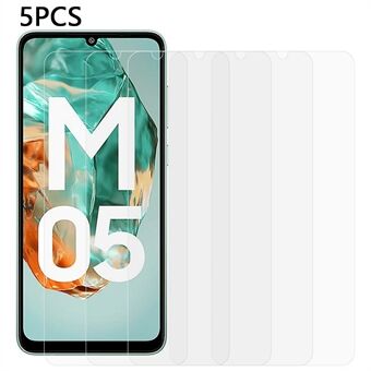 5 kpl Samsung Galaxy M05 4G näytönsuoja 0,3 mm 2.5D karkaistu lasi kirkas kalvo