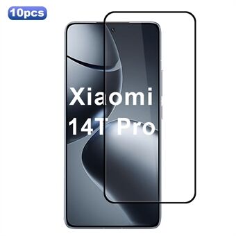 10 kpl Xiaomi 14T / 14T Pro Näytönsuoja Silkkipainettu Reuna Täydellinen Liima Täysin Peittävä