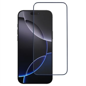 iPhone 16 Pro Max Karkaistu Lasinäytön Suoja 3D Kaarrettu Reuna Sähköpäällystetty Värillinen Kehys