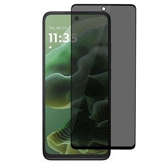 Motorola Moto G35 5G Anti-Peep Koko Näytön Peittävä Näytönsuojus Silkkipainettu Karkaistu Lasikalvo