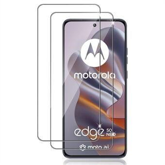 2 kpl Motorola Edge 50 Neo 5G HD kirkas näytönsuoja Anti-Explosio 2.5D kaareva reuna karkaistu lasi näytön kalvo