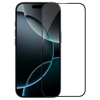 NILLKIN 3D CP+MAX iPhone 16 Pro Maxille Näytönsuoja Täydellinen Suojaus Räjähdyksenestoteknologia AGC-lasiaineista Käsintehty Kalvo