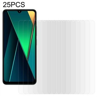 25 kpl Xiaomi Poco C75 4G / Redmi A3 Pro 4G / 14R 5G / 14C 4G Karkaistu Lasi Näytön Suojakalvo Korkea Resoluutio