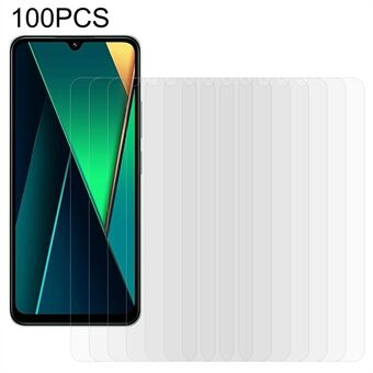 100 kpl Näytönsuoja Xiaomi Poco C75 4G / Redmi A3 Pro 4G / 14C 4G / 14R 5G Anti-Naarmu Karkaistua Lasikalvoa varten