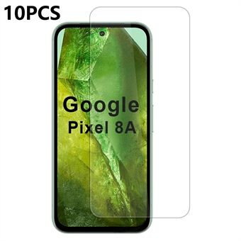 10 kpl / pakkaus Google Pixel 8a -näytön suojakalvo korkea läpinäkyvä suojakalvo