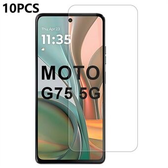 10 kpl / Pakkaus Motorola Moto G75 5G Näytönsuoja Korkean Läpinäkyvyyden Suojakalvo