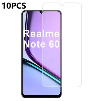 10 kpl / paketti Realme Note 60 -näytönsuoja, erittäin läpinäkyvä suojakalvo