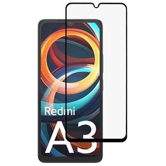 Xiaomi Redmi A4 5G / A3 Pro 4G Näytönsuoja Silkkipainettu Täysliimainen Karkaistu Lasi Näytönkalvo