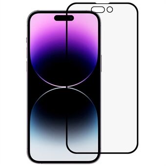 RURIHAI iPhone 14 Pro Max HD mattapintainen näytönsuoja 0,26 mm täysin peittävä täysliima Scratch karkaistu lasikalvo