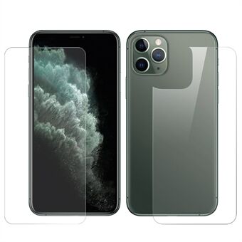 NORTHJO iPhone 11 Pro Max 6,5 tuuman etu+takana näytönsuoja A+ lasi 9H Kovuus karkaistu lasikalvo HD kirkas 0,3 mm Scratch näytön kalvo