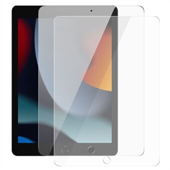 BASEUS 2 kpl näytönsuoja iPad Pro 10,5 tuuman (2017) / iPad Air 10,5 tuuman (2019) / iPad 10,2 (2019) / (2020) / (2021), Täyspeitto 0,3mm HD Kristallikarkaistu Lasi Sormenjälkiä Estävä Kalvo