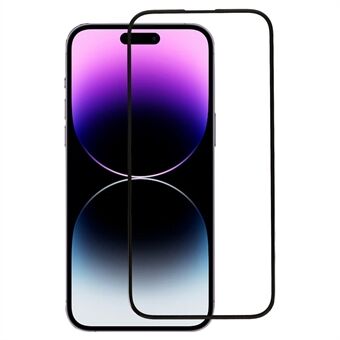 IPhone 14 Pro Max Corning Gorilla Glass -näyttökalvolle pölyä estävä 6D Arc Edge Täysi peittävä karkaistu lasi näytönsuoja